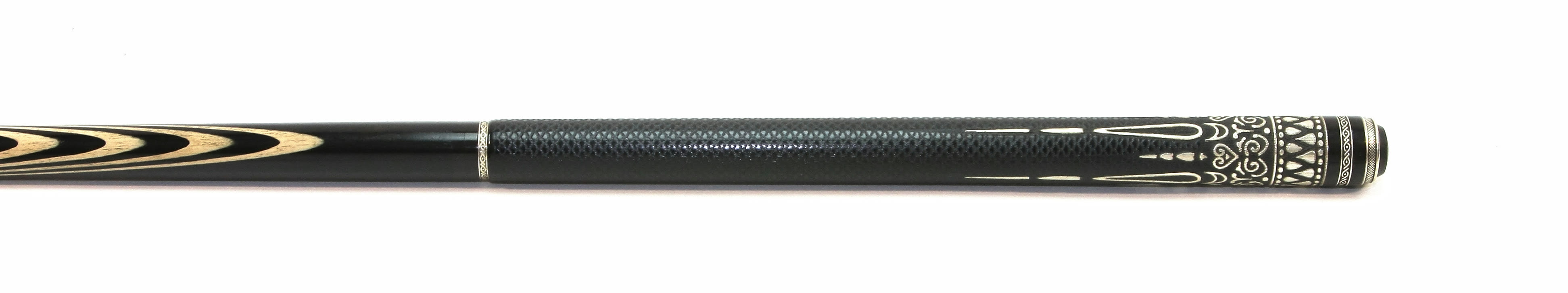 Master 4-6, ebony, inlay and hand engraving in silver