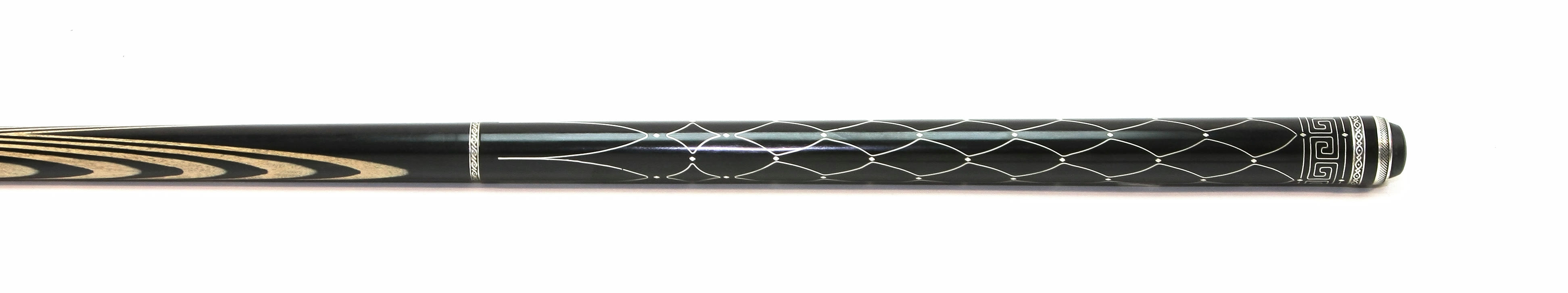 Master 4-6, ebony, lattice inlay in silver